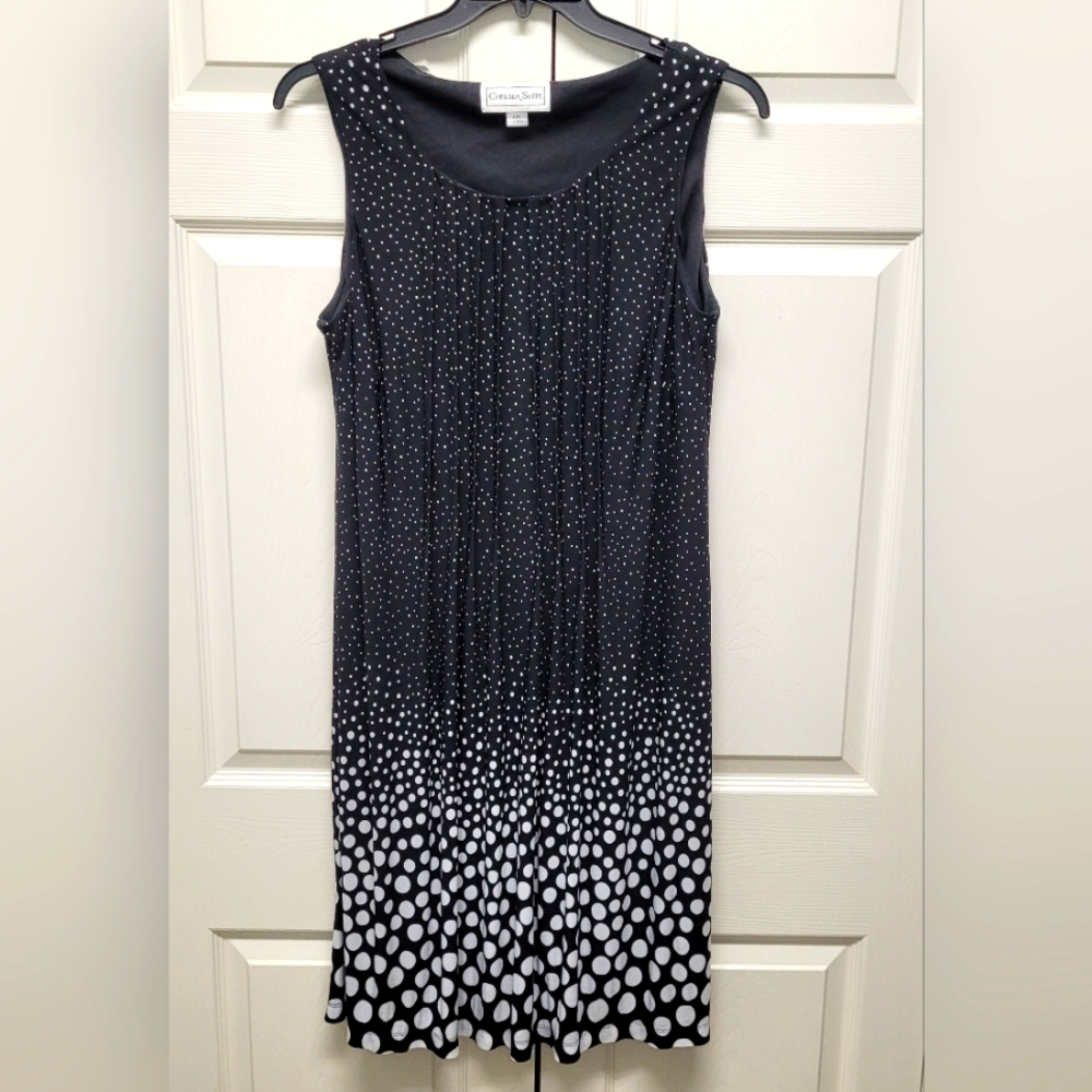 Black/White Dotted Dress